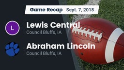 Recap: Lewis Central  vs. Abraham Lincoln  2018