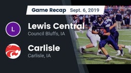 Recap: Lewis Central  vs. Carlisle  2019