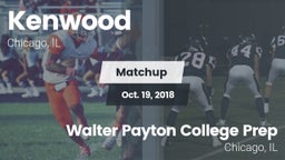 Matchup: Kenwood  vs. Walter Payton College Prep 2018
