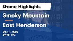 Smoky Mountain  vs East Henderson  Game Highlights - Dec. 1, 2020