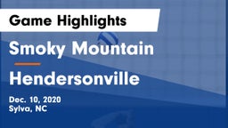 Smoky Mountain  vs Hendersonville  Game Highlights - Dec. 10, 2020