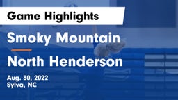 Smoky Mountain  vs North Henderson Game Highlights - Aug. 30, 2022