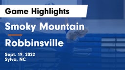 Smoky Mountain  vs Robbinsville  Game Highlights - Sept. 19, 2022