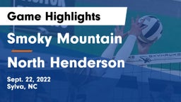 Smoky Mountain  vs North Henderson Game Highlights - Sept. 22, 2022