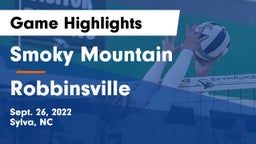 Smoky Mountain  vs Robbinsville  Game Highlights - Sept. 26, 2022