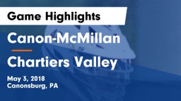 Canon-McMillan  vs Chartiers Valley  Game Highlights - May 3, 2018