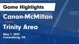 Canon-McMillan  vs Trinity Area  Game Highlights - May 7, 2022