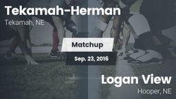 Matchup: Tekamah-Herman High vs. Logan View  2016
