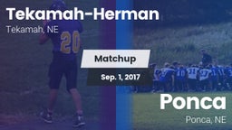 Matchup: Tekamah-Herman High vs. Ponca  2017