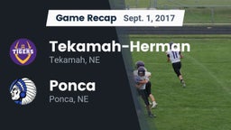 Recap: Tekamah-Herman  vs. Ponca  2017