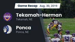 Recap: Tekamah-Herman  vs. Ponca  2019