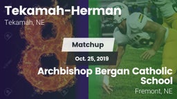 Matchup: Tekamah-Herman High vs. Archbishop Bergan Catholic School 2019