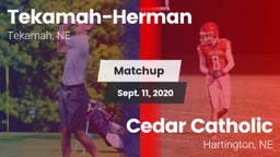 Matchup: Tekamah-Herman High vs. Cedar Catholic  2020