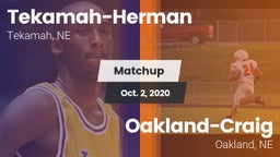 Matchup: Tekamah-Herman High vs. Oakland-Craig  2020