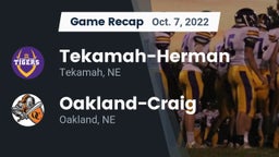 Recap: Tekamah-Herman  vs. Oakland-Craig  2022