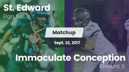 Matchup: St. Edward High vs. Immaculate Conception  2017