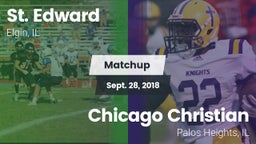 Matchup: St. Edward High vs. Chicago Christian  2018