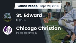 Recap: St. Edward  vs. Chicago Christian  2018