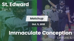 Matchup: St. Edward High vs. Immaculate Conception  2018