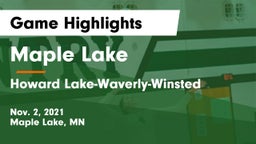 Maple Lake  vs Howard Lake-Waverly-Winsted Game Highlights - Nov. 2, 2021
