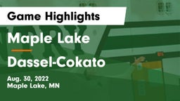 Maple Lake  vs Dassel-Cokato  Game Highlights - Aug. 30, 2022