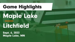 Maple Lake  vs Litchfield  Game Highlights - Sept. 6, 2022
