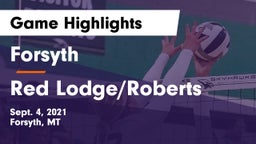 Forsyth  vs Red Lodge/Roberts Game Highlights - Sept. 4, 2021