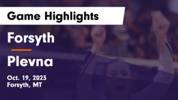 Forsyth  vs Plevna  Game Highlights - Oct. 19, 2023