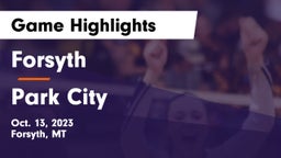 Forsyth  vs Park City  Game Highlights - Oct. 13, 2023