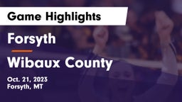 Forsyth  vs Wibaux County Game Highlights - Oct. 21, 2023