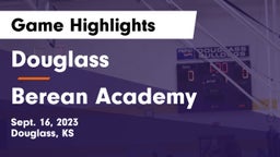Douglass  vs Berean Academy Game Highlights - Sept. 16, 2023