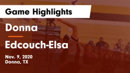 Donna  vs Edcouch-Elsa  Game Highlights - Nov. 9, 2020