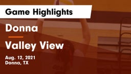 Donna  vs Valley View  Game Highlights - Aug. 12, 2021