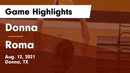 Donna  vs Roma  Game Highlights - Aug. 12, 2021