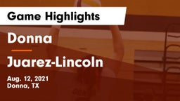 Donna  vs Juarez-Lincoln  Game Highlights - Aug. 12, 2021
