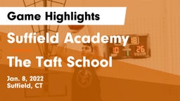 Suffield Academy vs The Taft School Game Highlights - Jan. 8, 2022