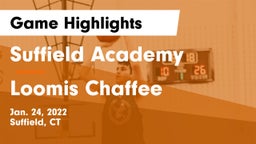 Suffield Academy vs Loomis Chaffee Game Highlights - Jan. 24, 2022