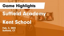 Suffield Academy vs Kent School Game Highlights - Feb. 3, 2022