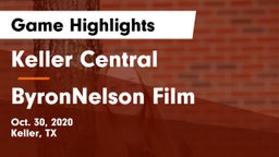 Keller Central  vs ByronNelson Film Game Highlights - Oct. 30, 2020