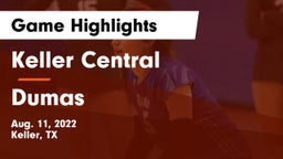 Keller Central  vs Dumas  Game Highlights - Aug. 11, 2022