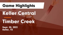 Keller Central  vs Timber Creek  Game Highlights - Sept. 30, 2022