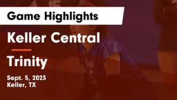 Keller Central  vs Trinity  Game Highlights - Sept. 5, 2023