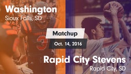 Matchup: Washington High vs. Rapid City Stevens  2016