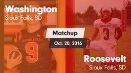 Matchup: Washington High vs. Roosevelt  2016