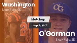 Matchup: Washington vs. O'Gorman  2017