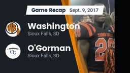 Recap: Washington  vs. O'Gorman  2017