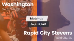 Matchup: Washington vs. Rapid City Stevens  2017