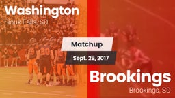 Matchup: Washington vs. Brookings  2017