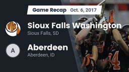 Recap: Sioux Falls Washington  vs. Aberdeen  2017