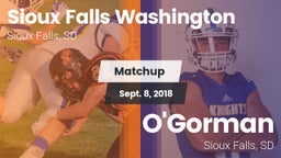 Matchup: Sioux Falls vs. O'Gorman  2018